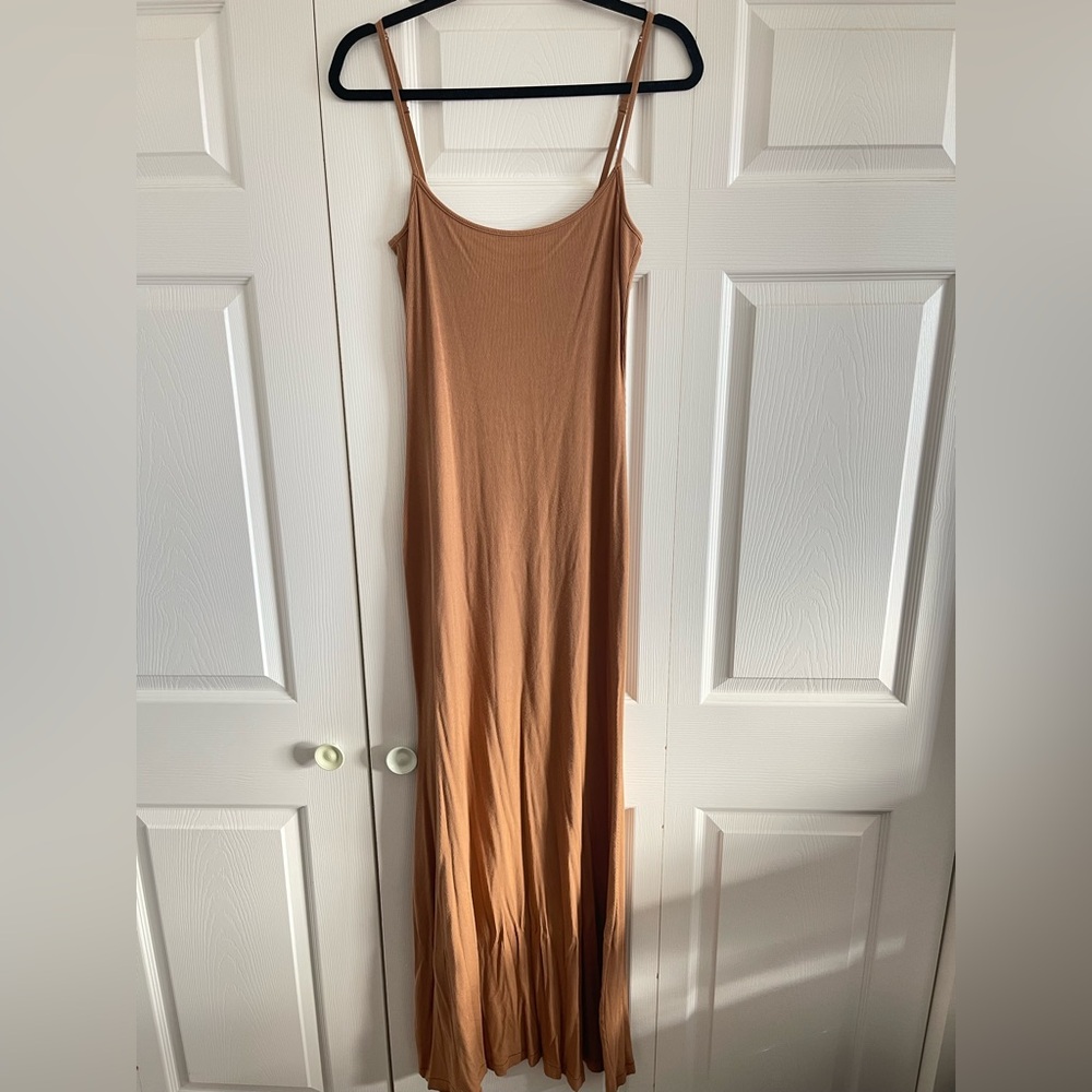 SKIMS Tan Maxi Dress